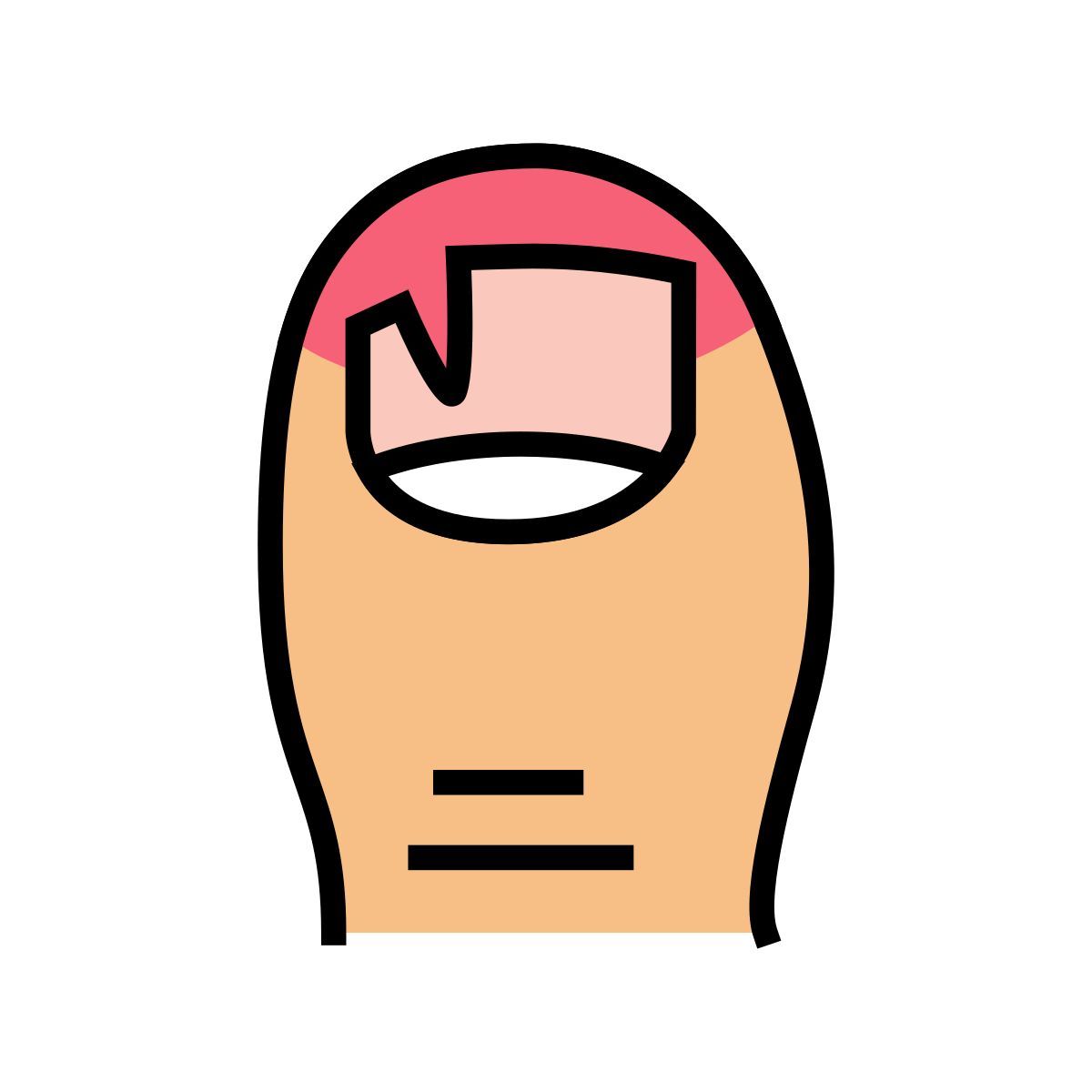 crashed nail icon