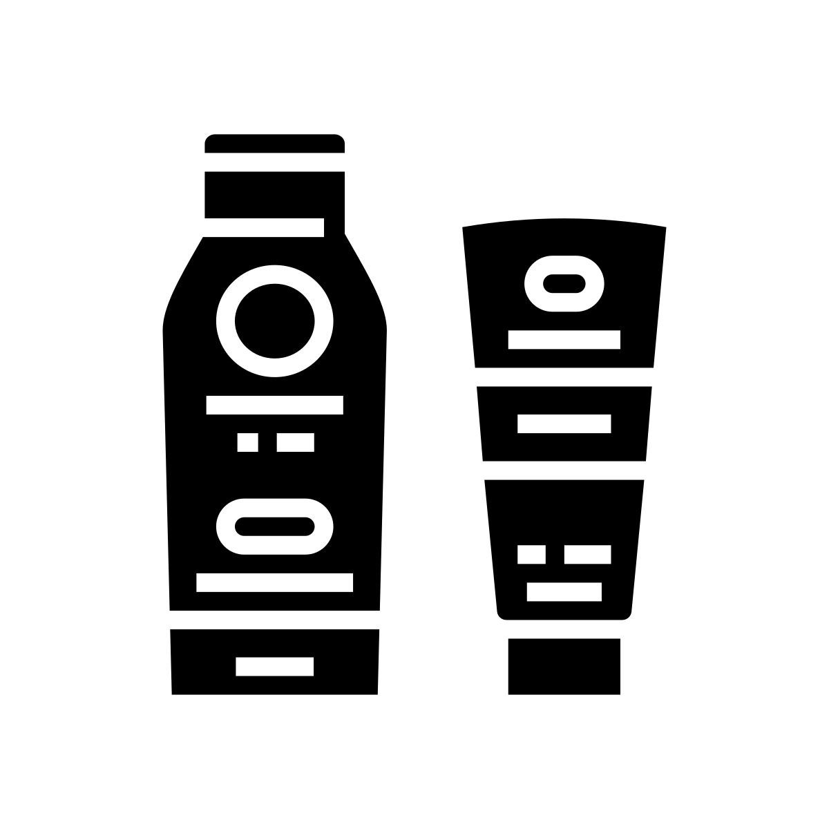 cream after sun icon