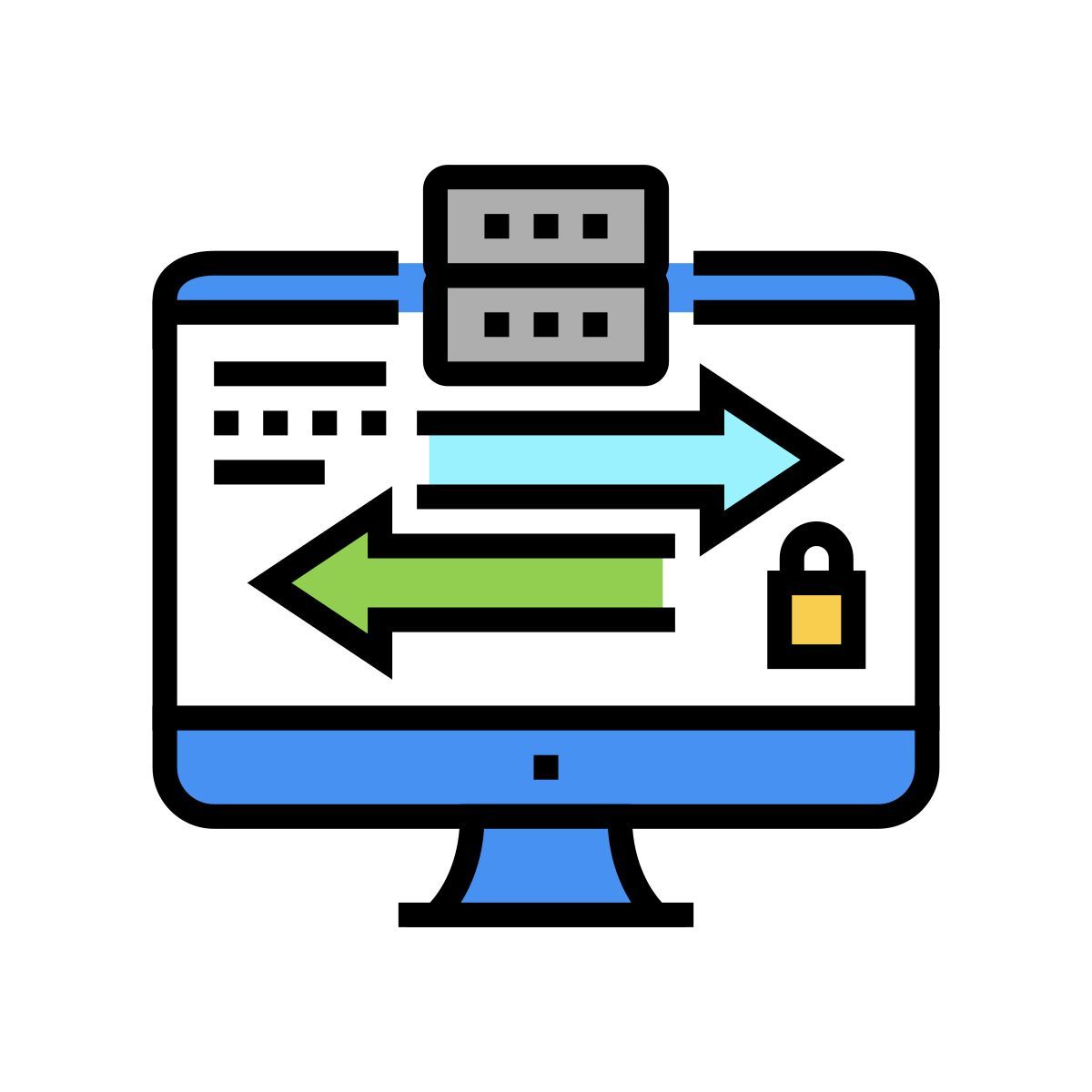 データ交換 icon