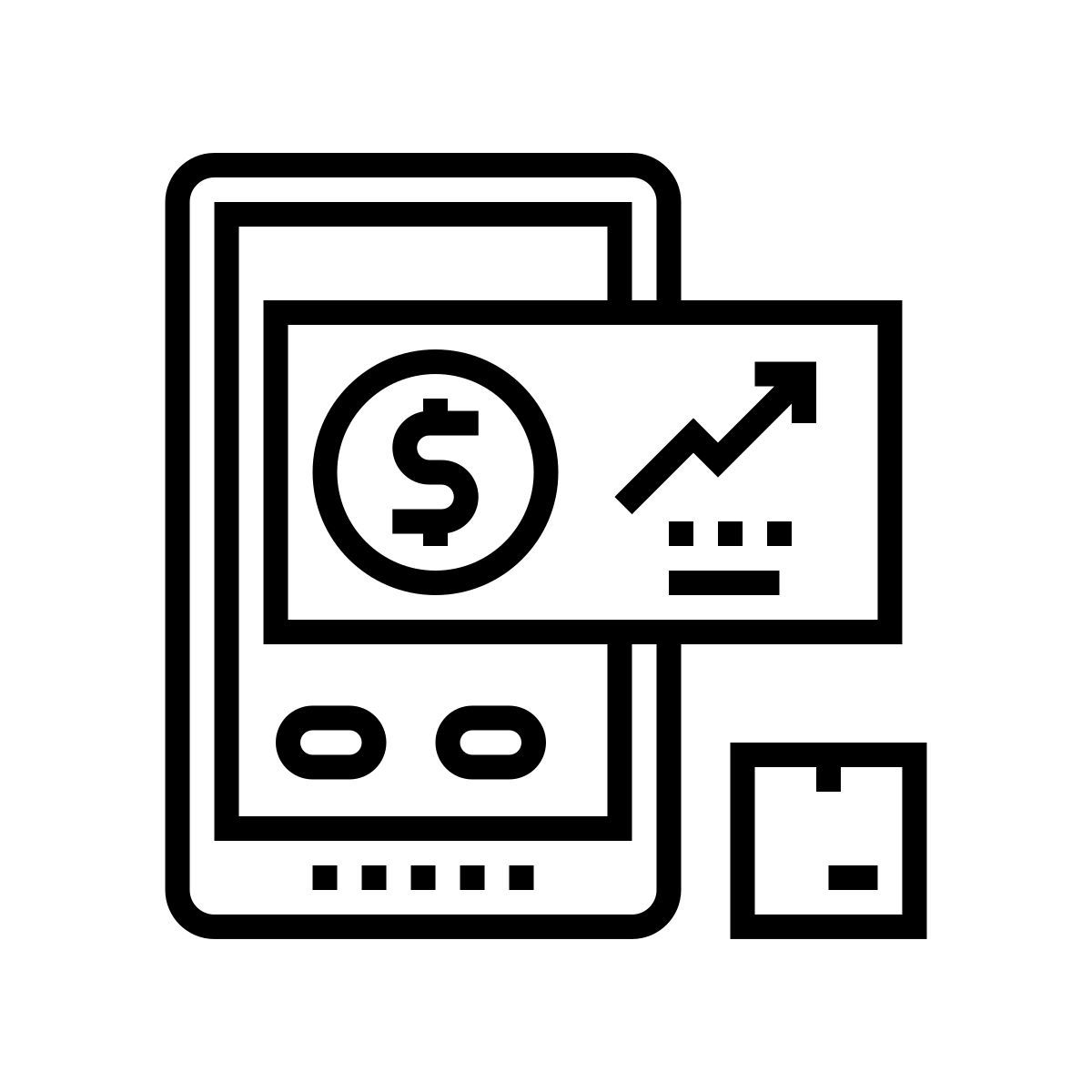 prévisions financières icon