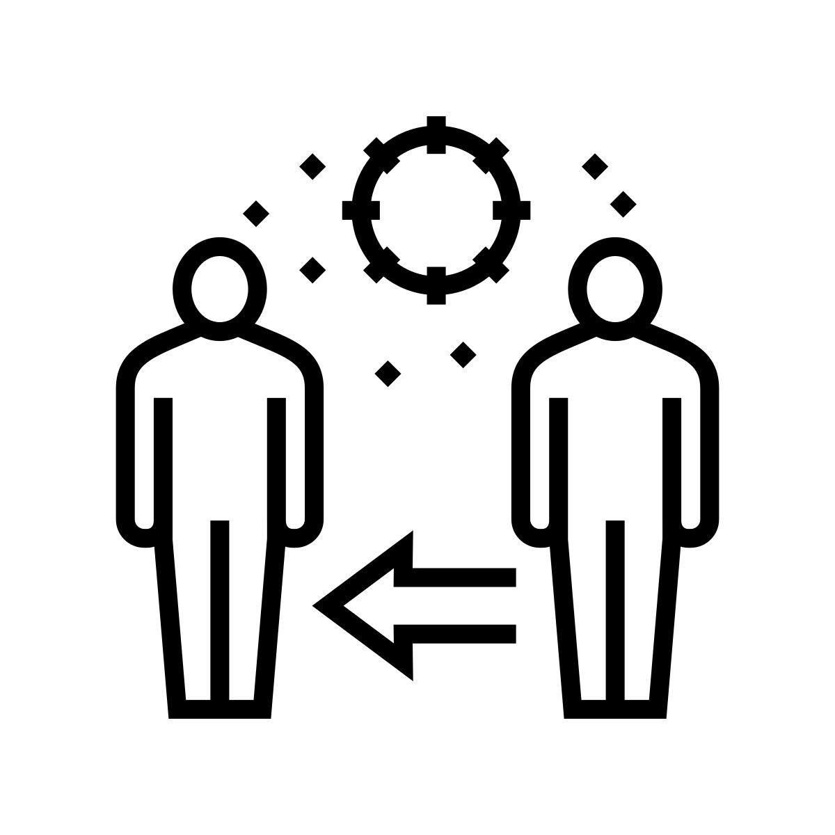 distância segura icon