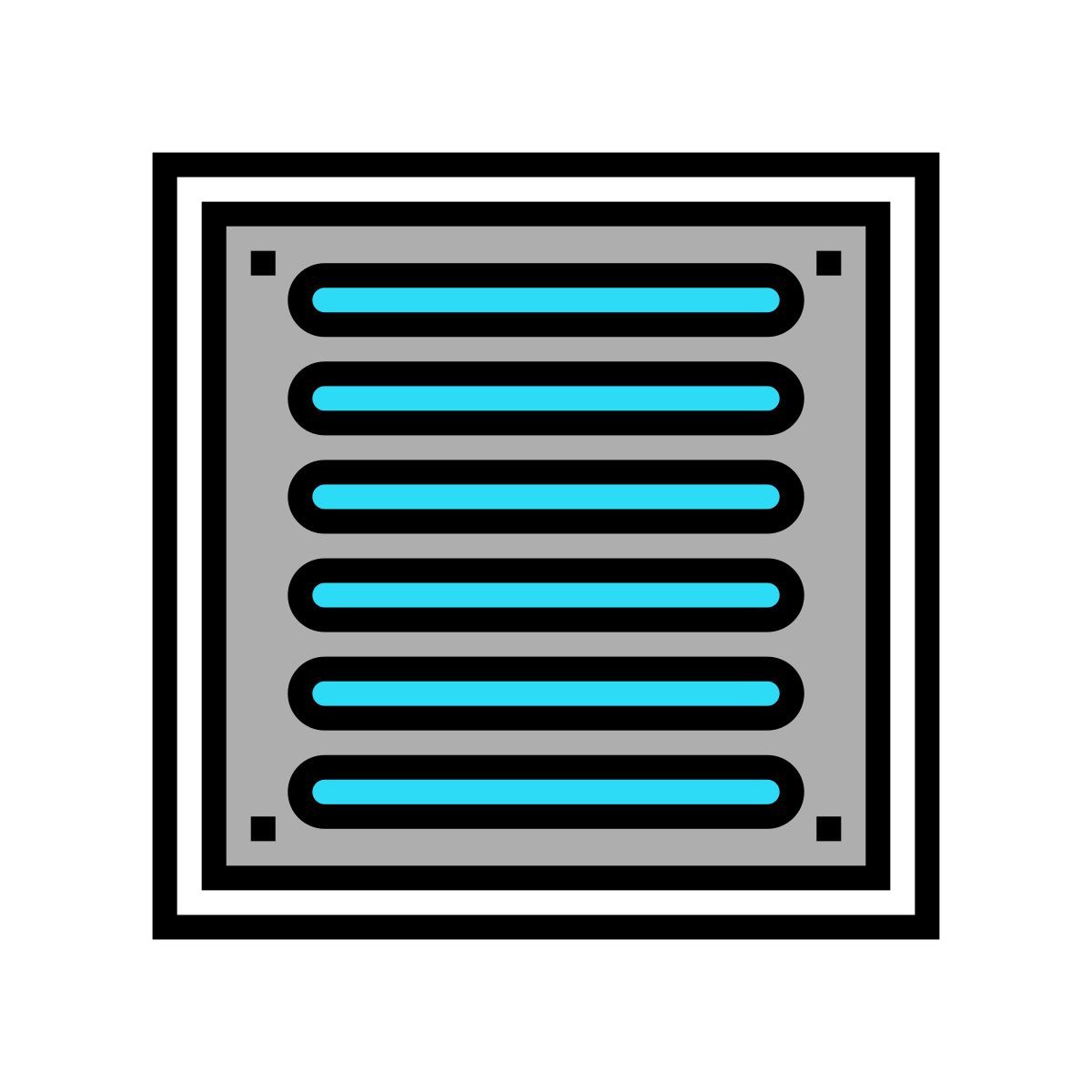 bathroom drainage system icon
