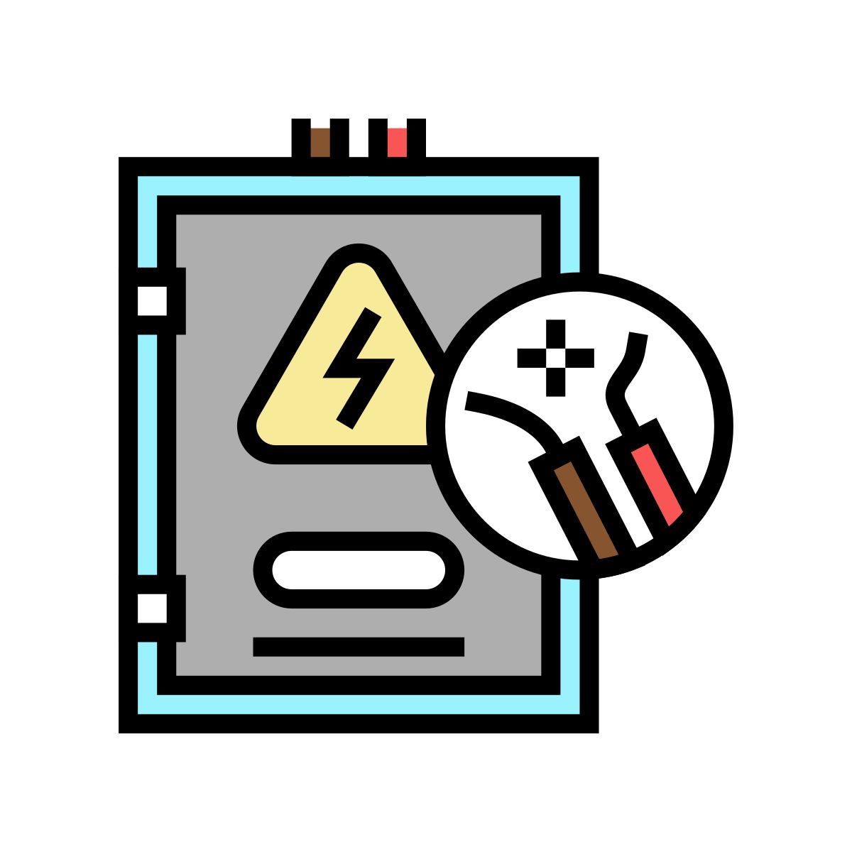 electrical panel repair icon