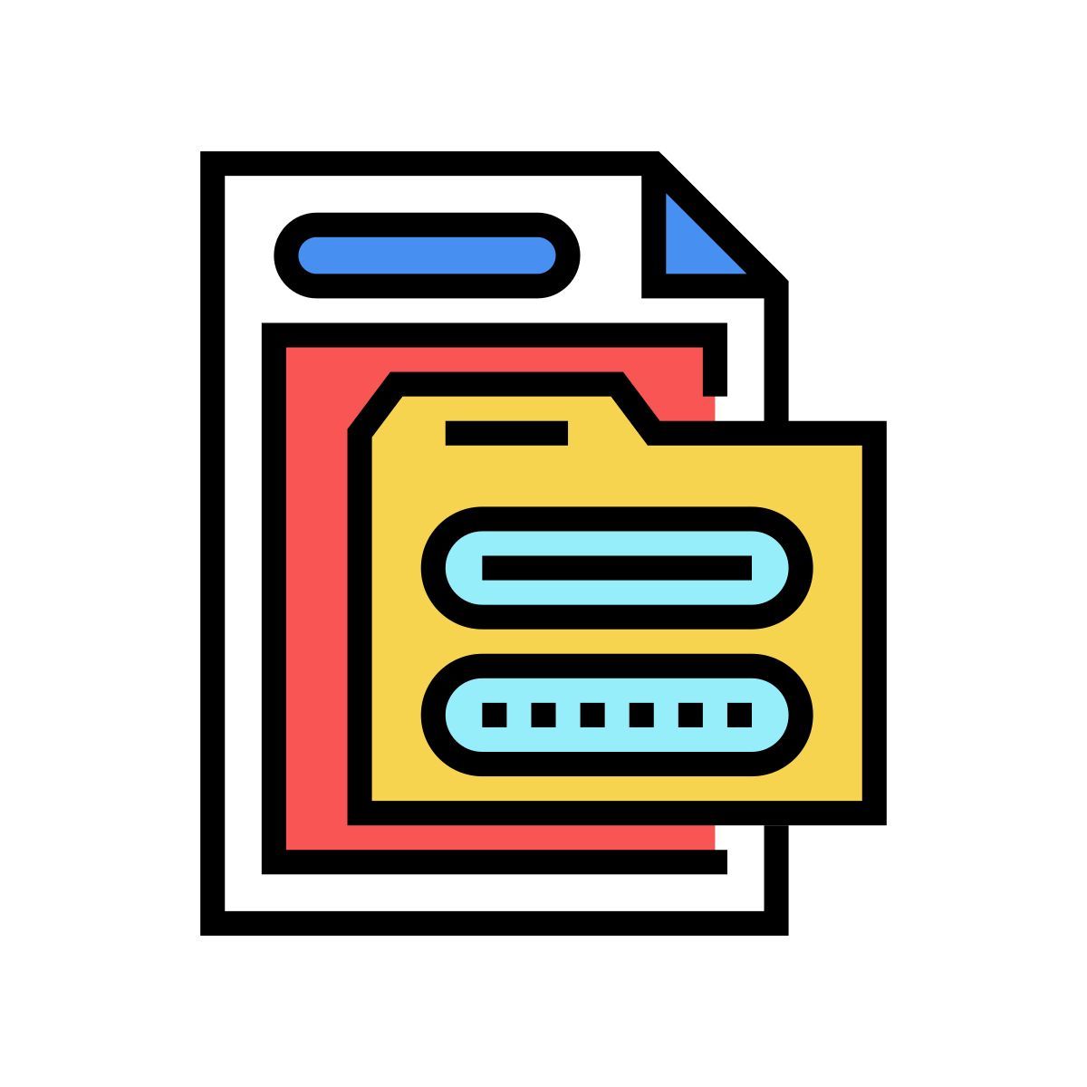 contraseña de carpeta electrónica icon
