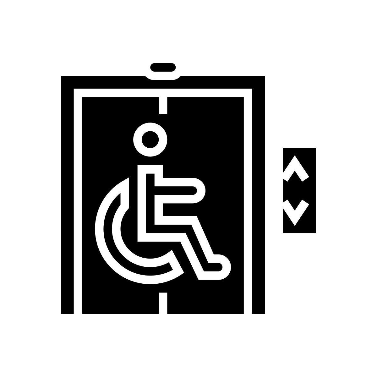 elevator for disabled icon