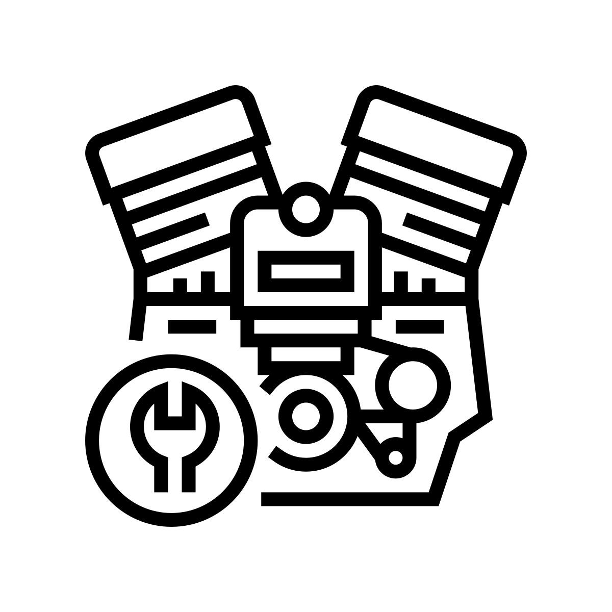 motor reparieren icon
