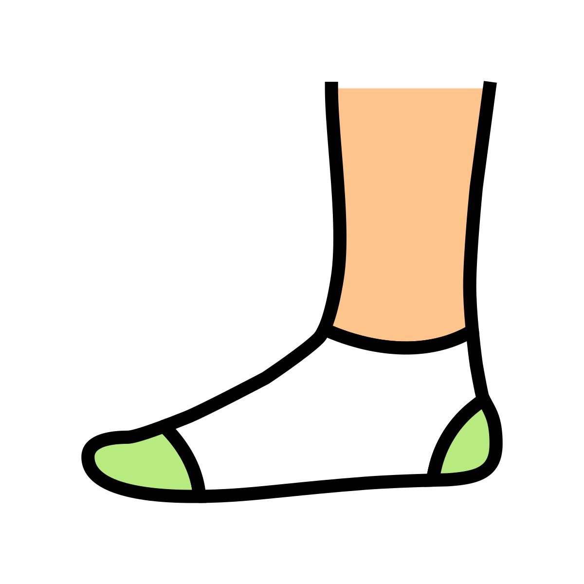 extra low sock icon