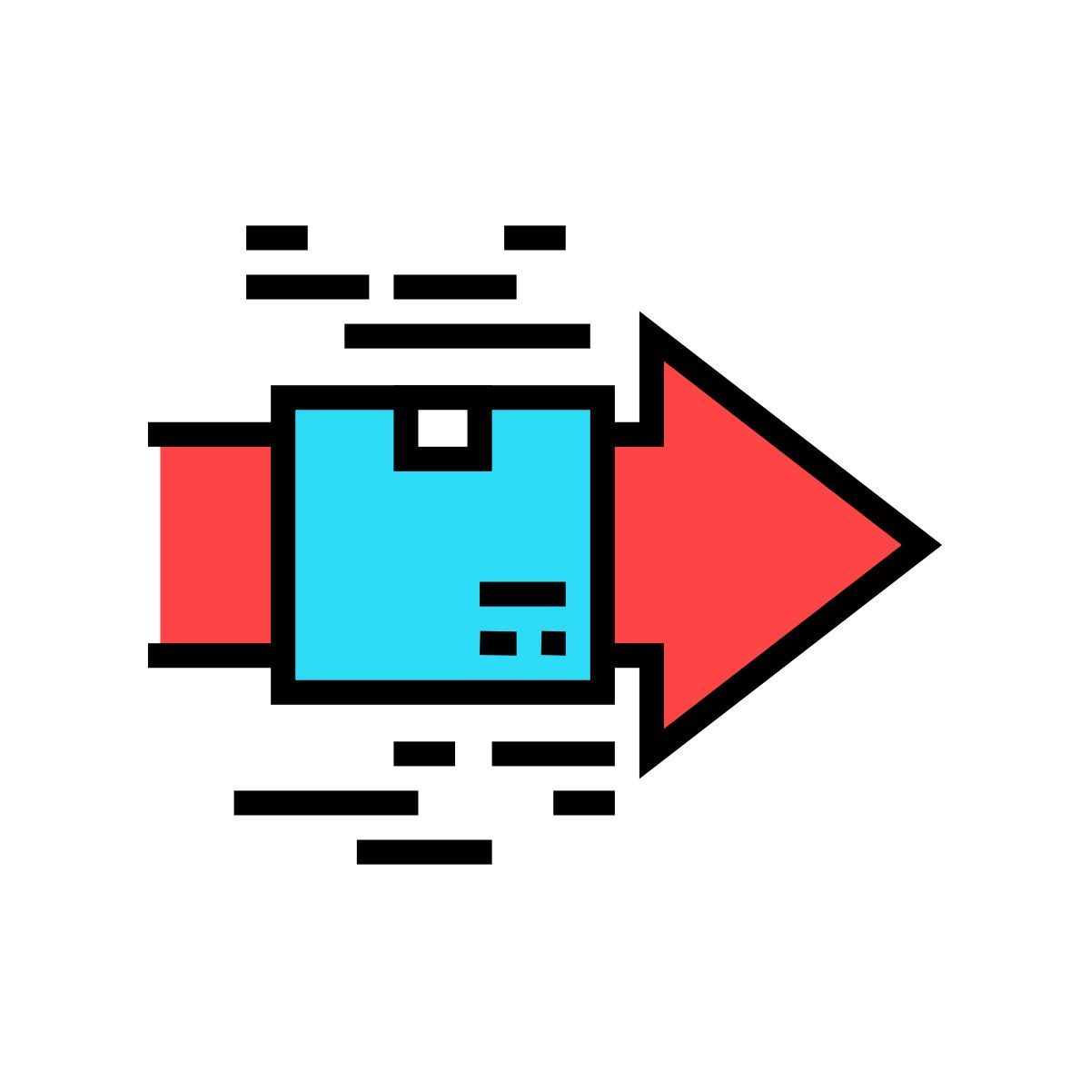 迅速な配送 icon