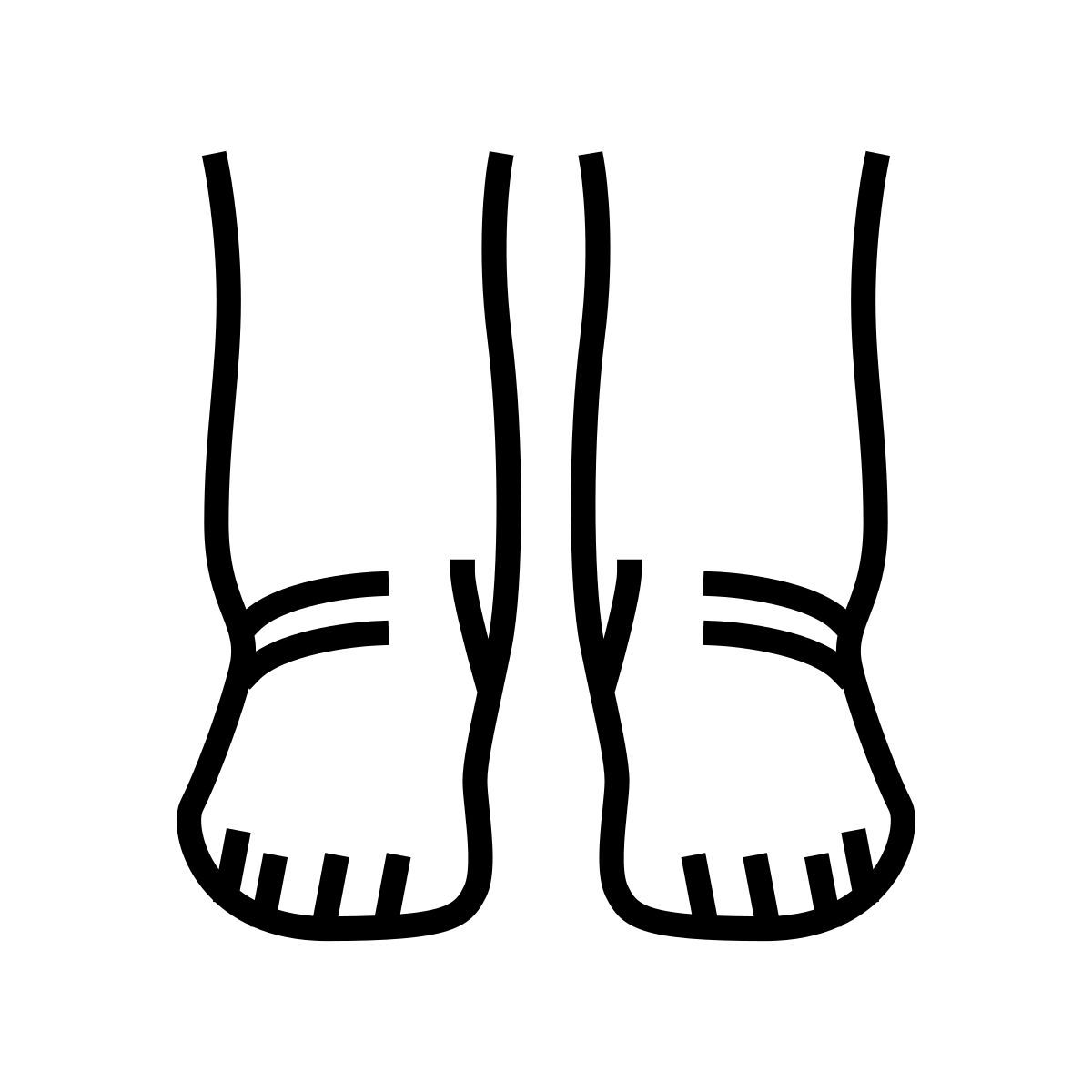 feet edema icon