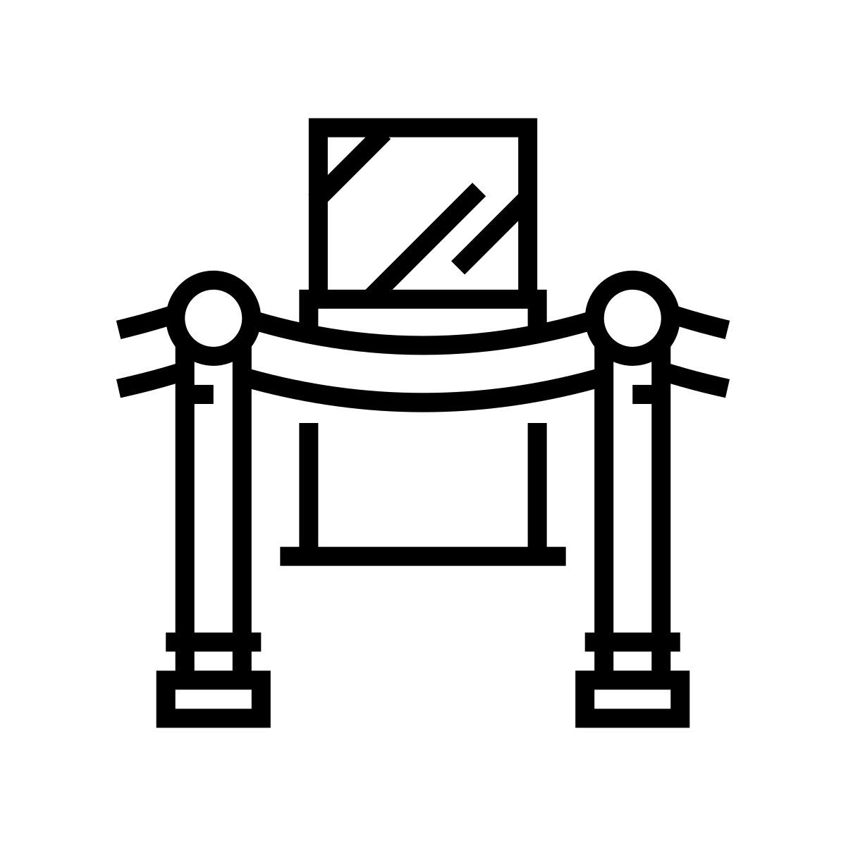 eingezäuntes exponat icon