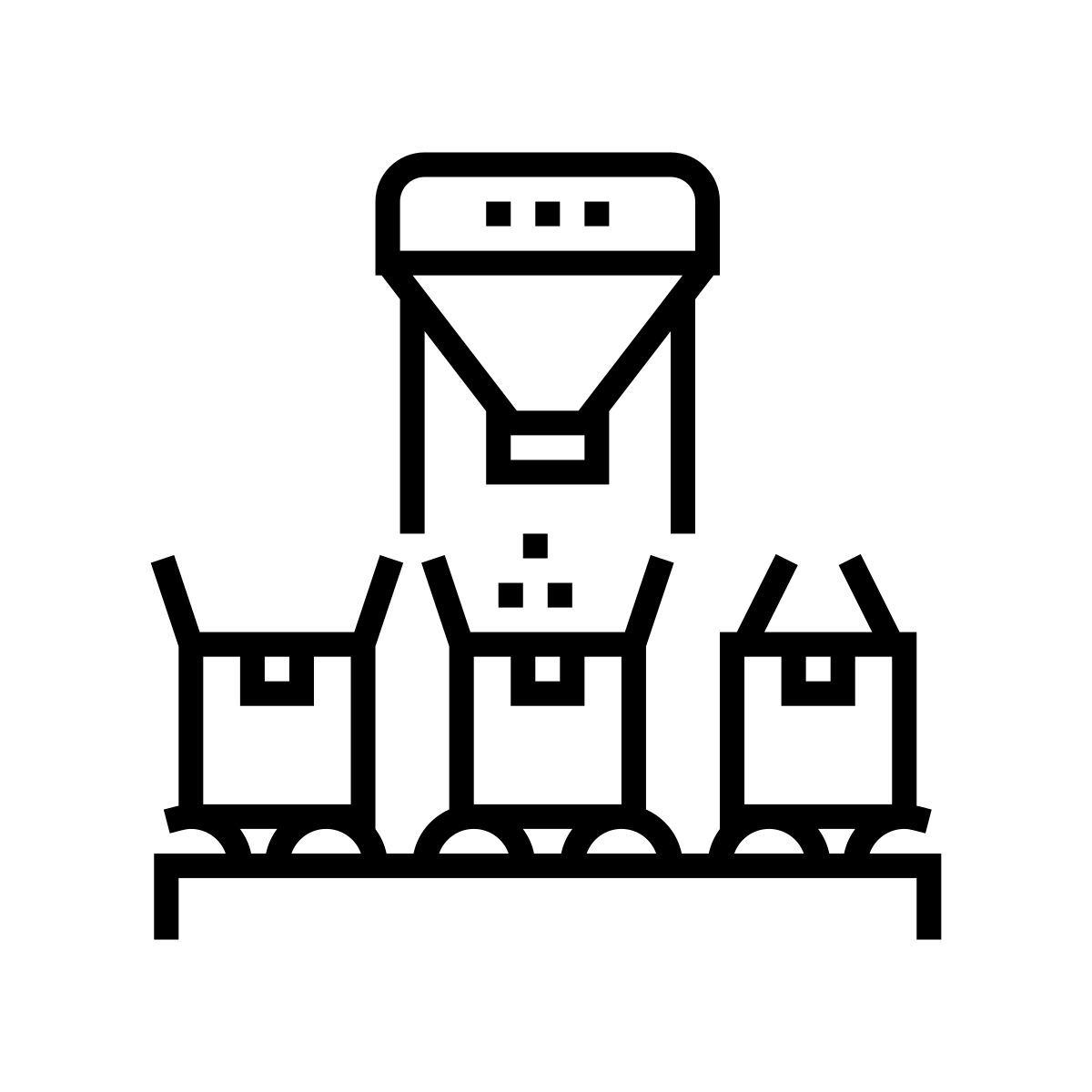 caixas de enchimento icon