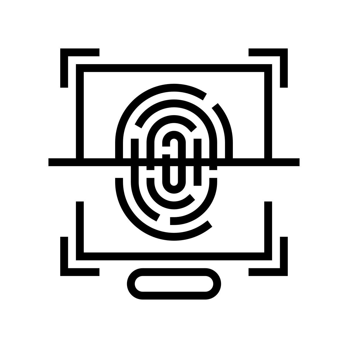 fingerprint icon