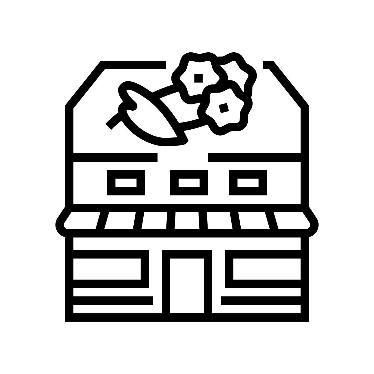 flower shop icon