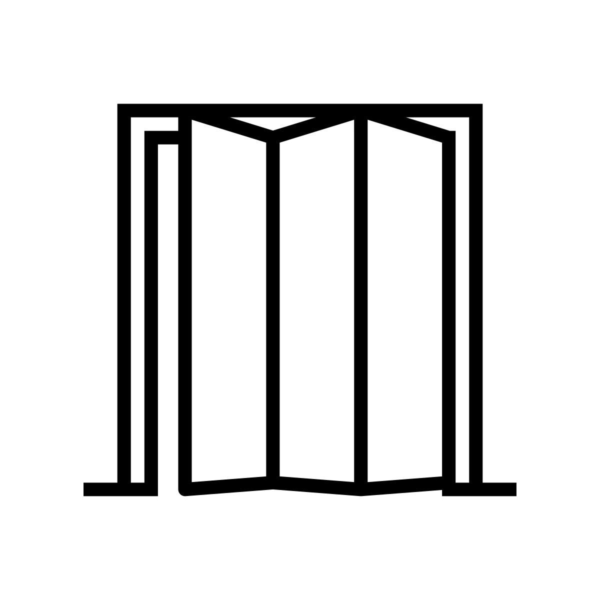 folding door icon