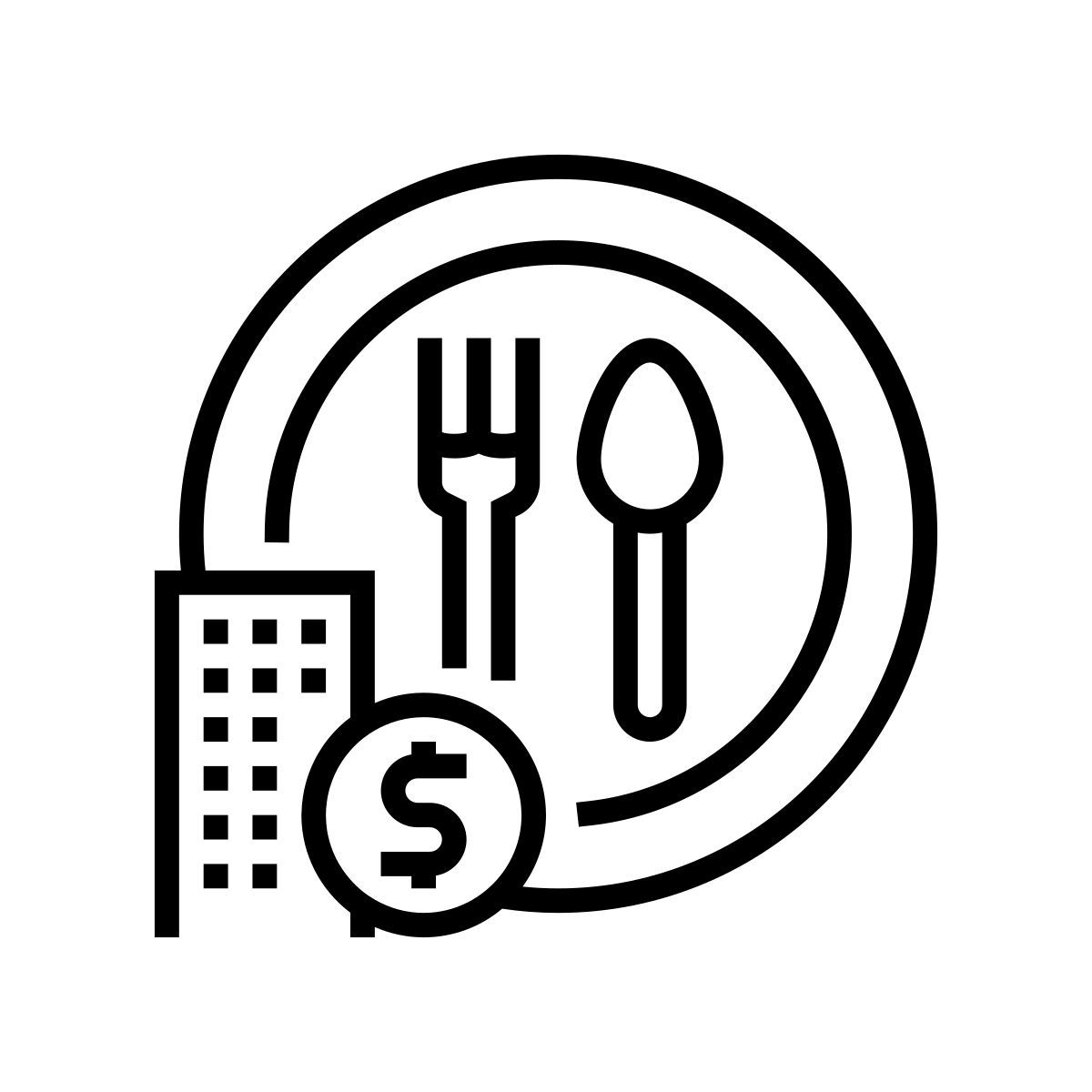 kostenloses mittagessen icon