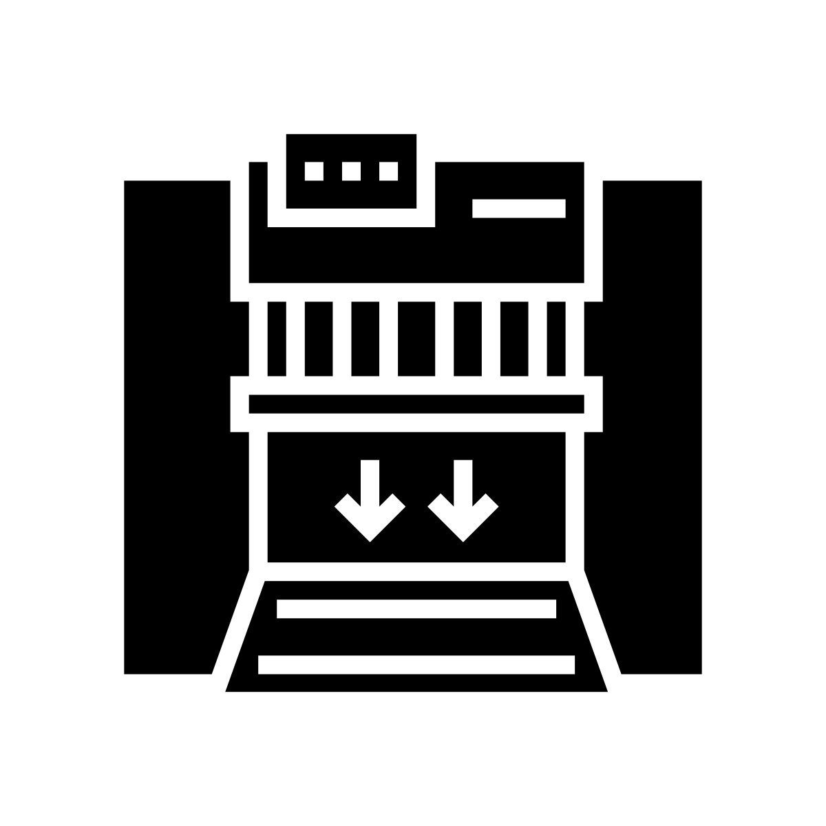 garbage processing factory icon