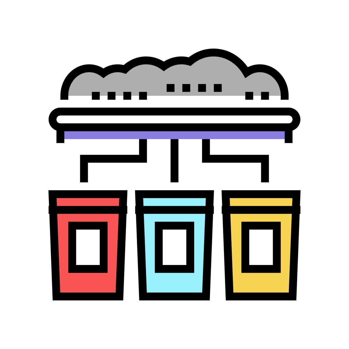 machine de tri des déchets icon