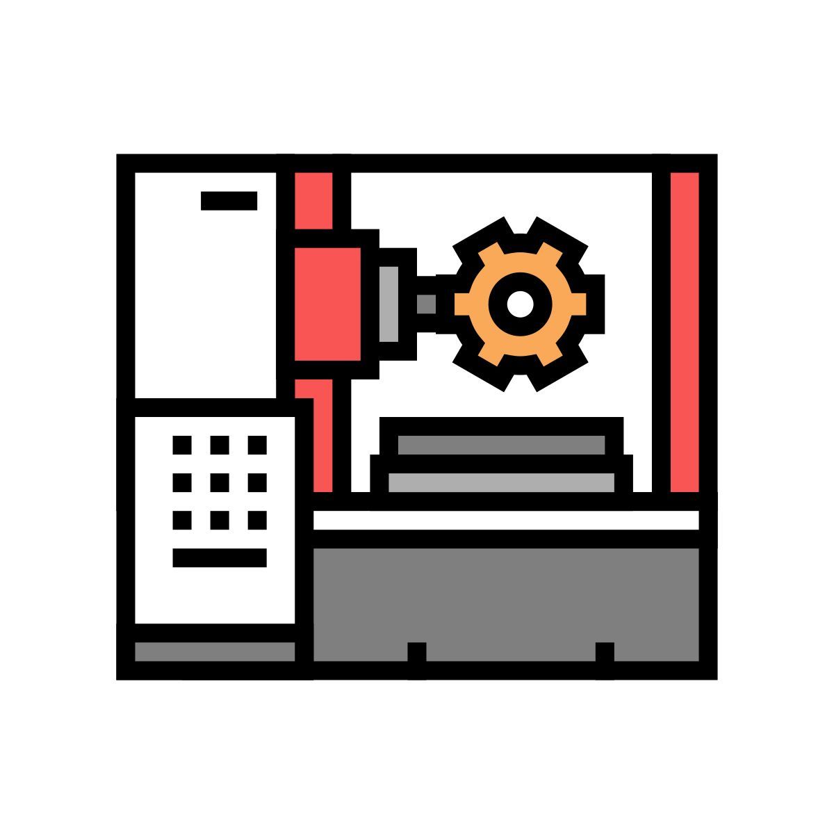 aparato de mecanizado de engranajes icon
