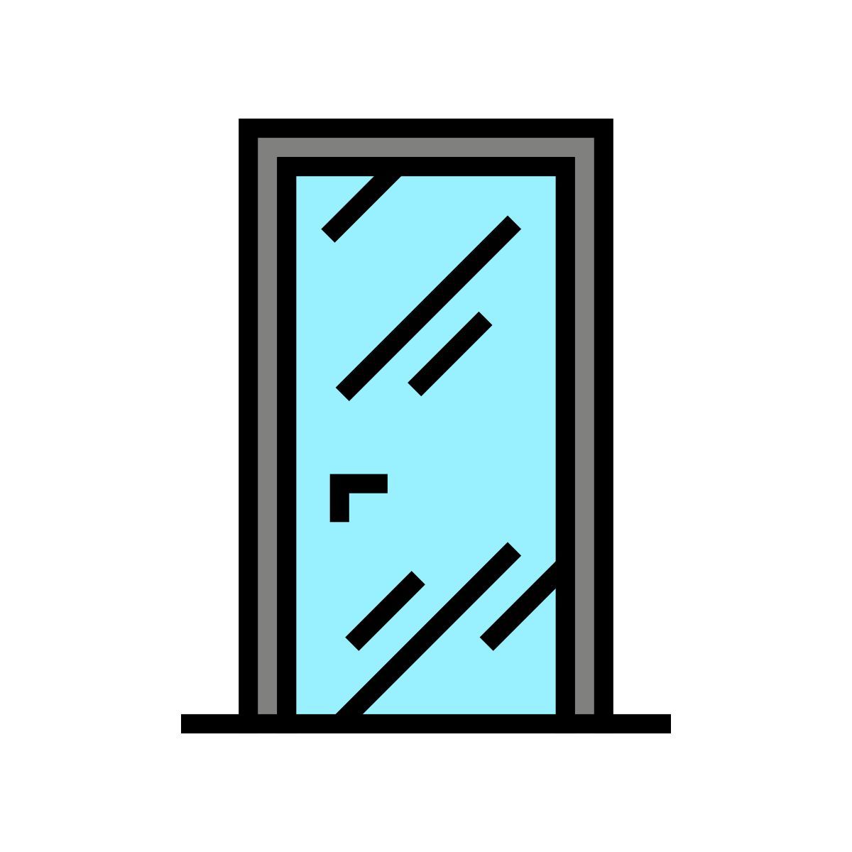 glass door icon