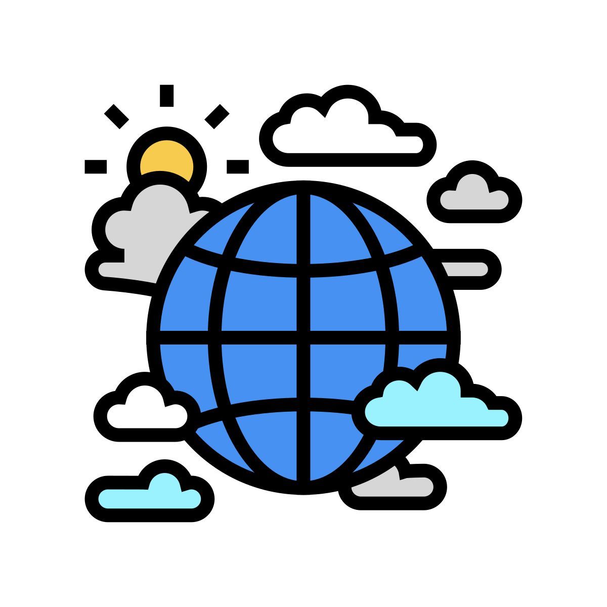 global climate change icon