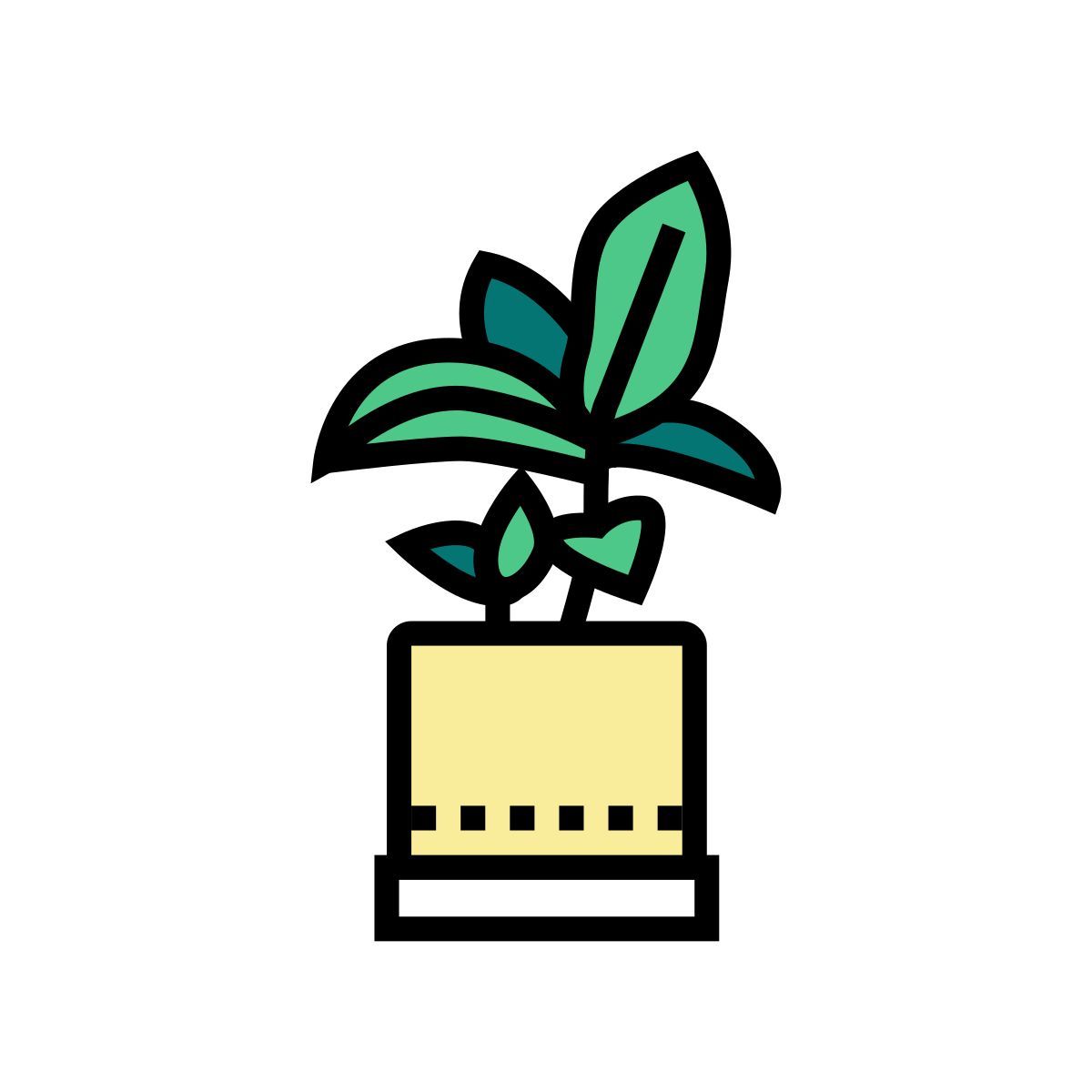 녹색 잎 icon