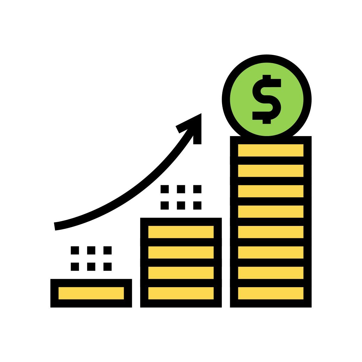 financial growth icon