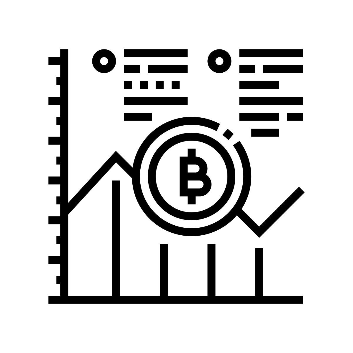 croissance financière icon