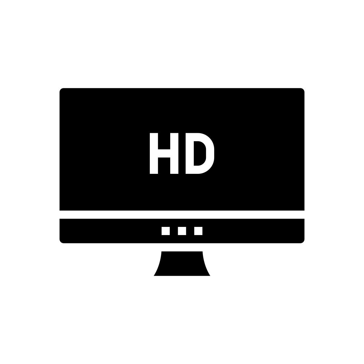 hd resolution icon