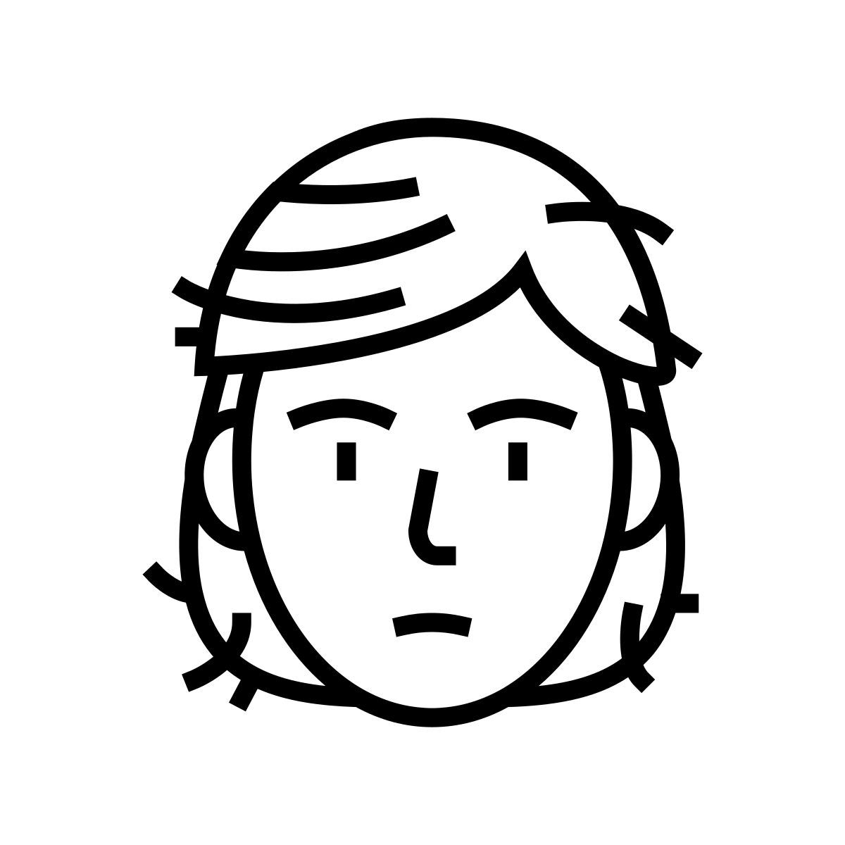 hair damage icon