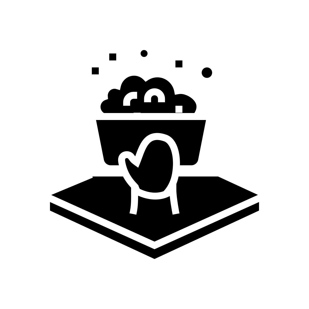 hand wash only fabrics icon