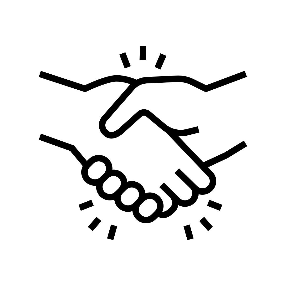 stretta di mano icon