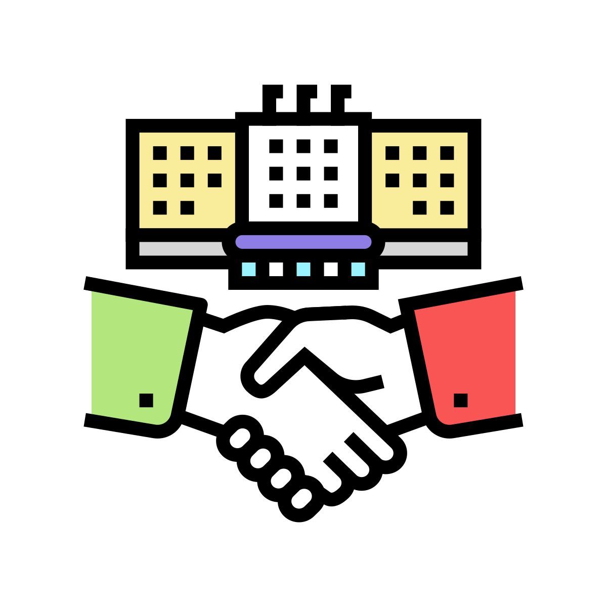 stretta di mano icon