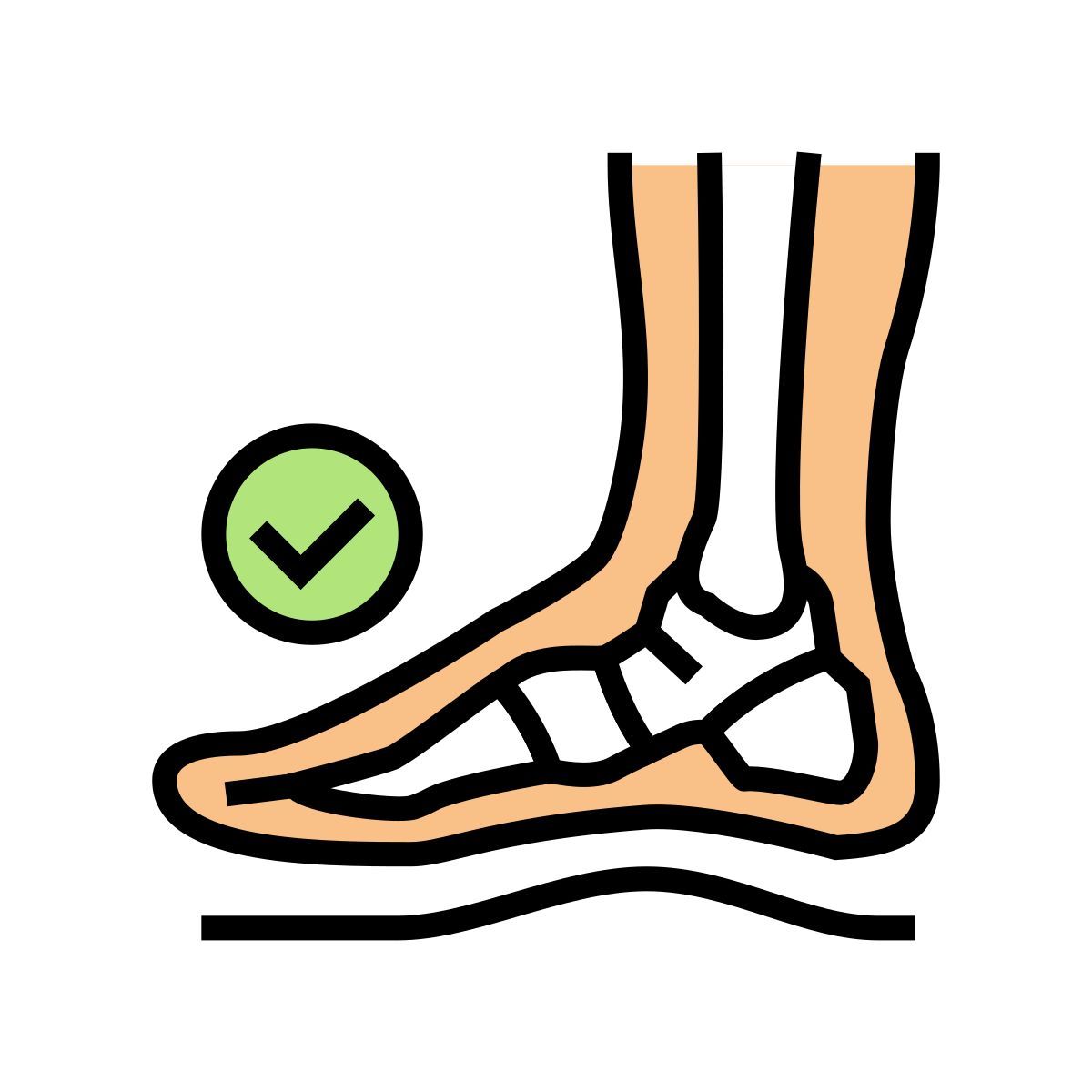 healthy bone icon