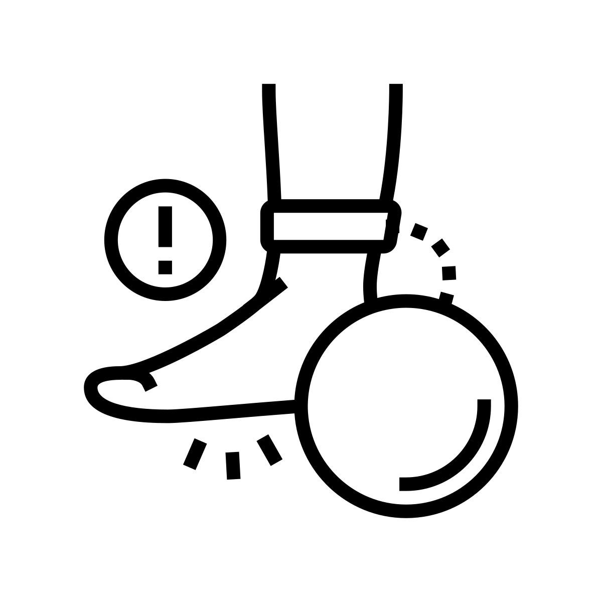 다리 무거움 icon