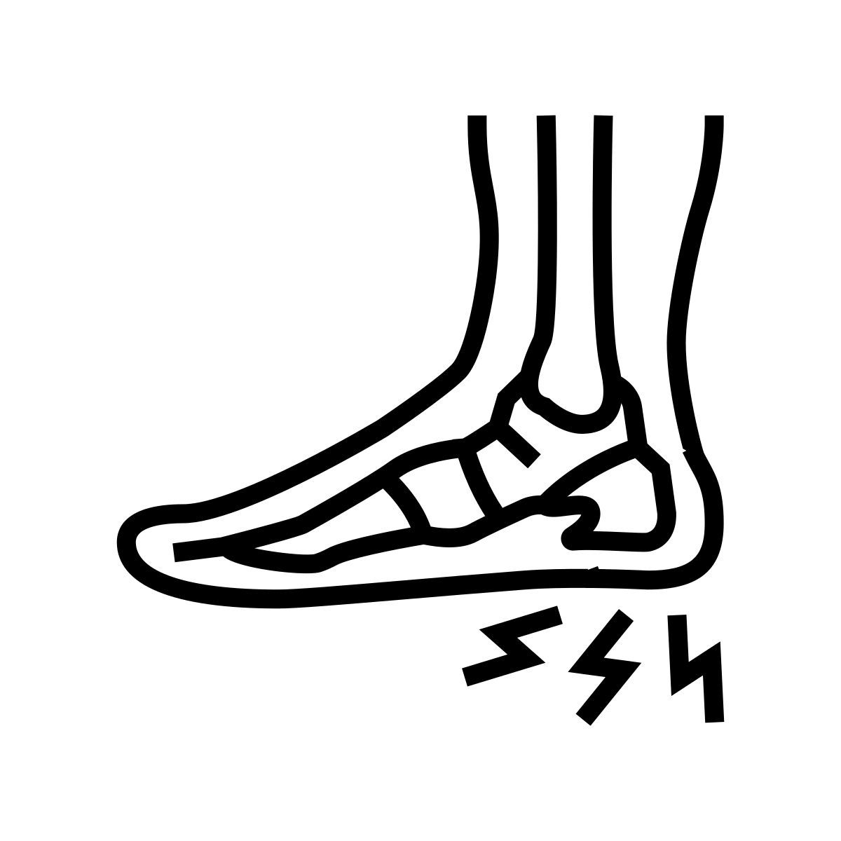 heel spur icon
