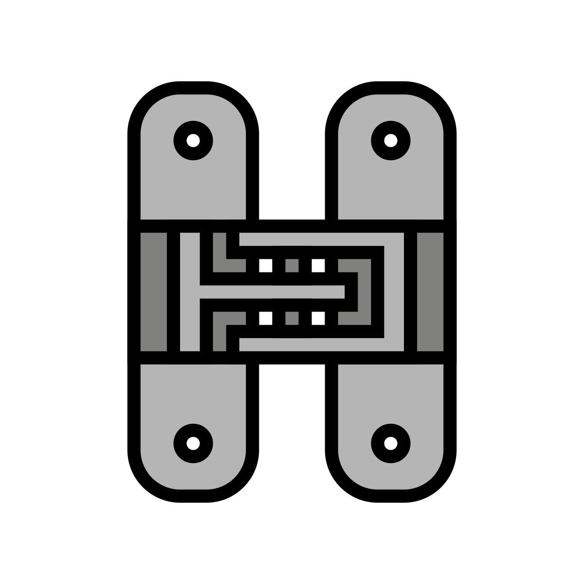 hidden hinges icon