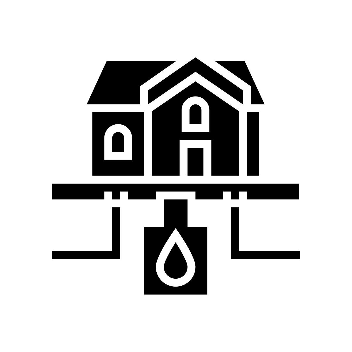hausentwässerungssystem icon