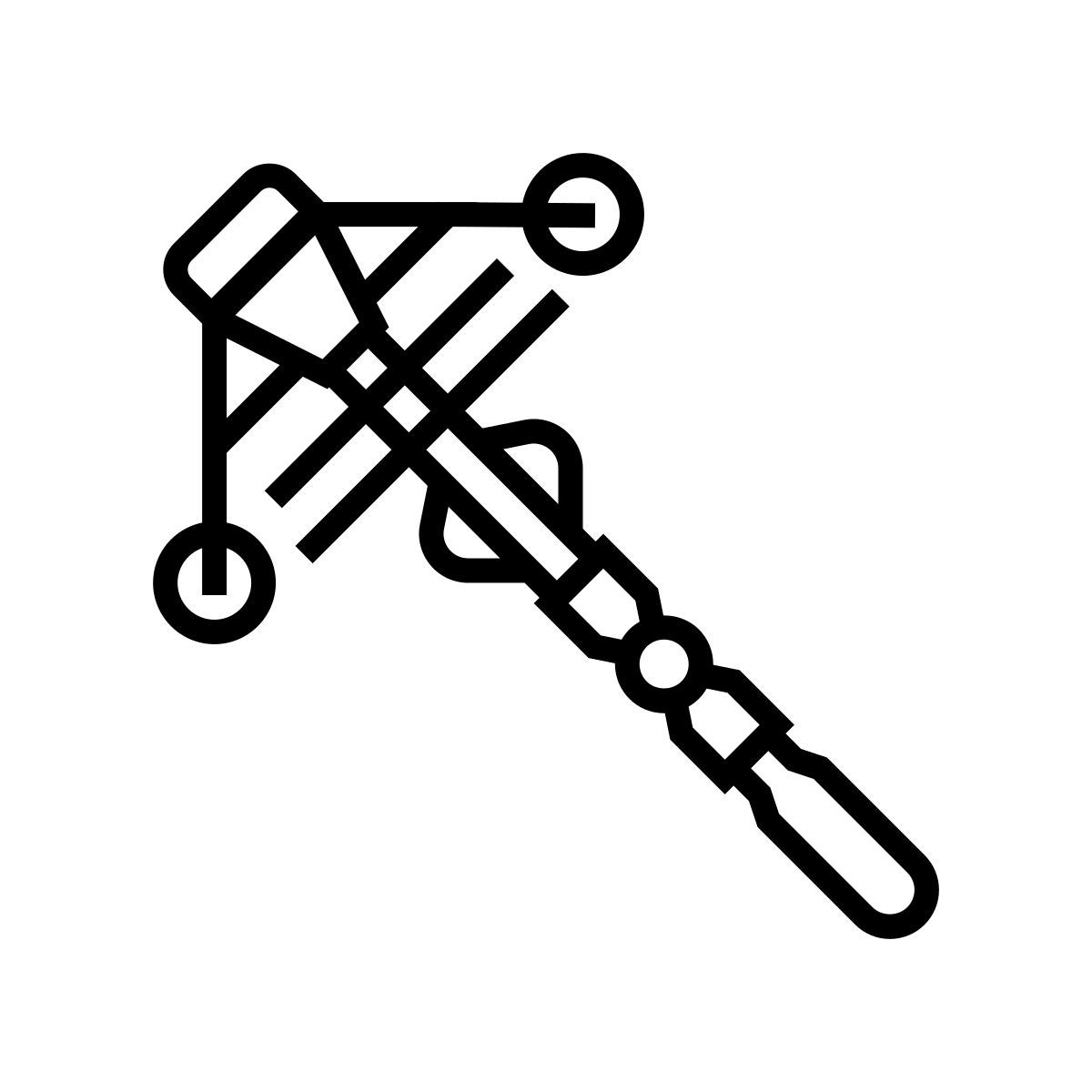 hunting crossbow icon