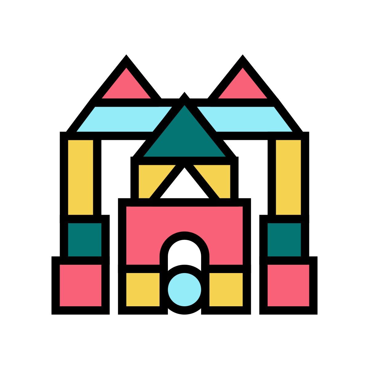 toy castle icon