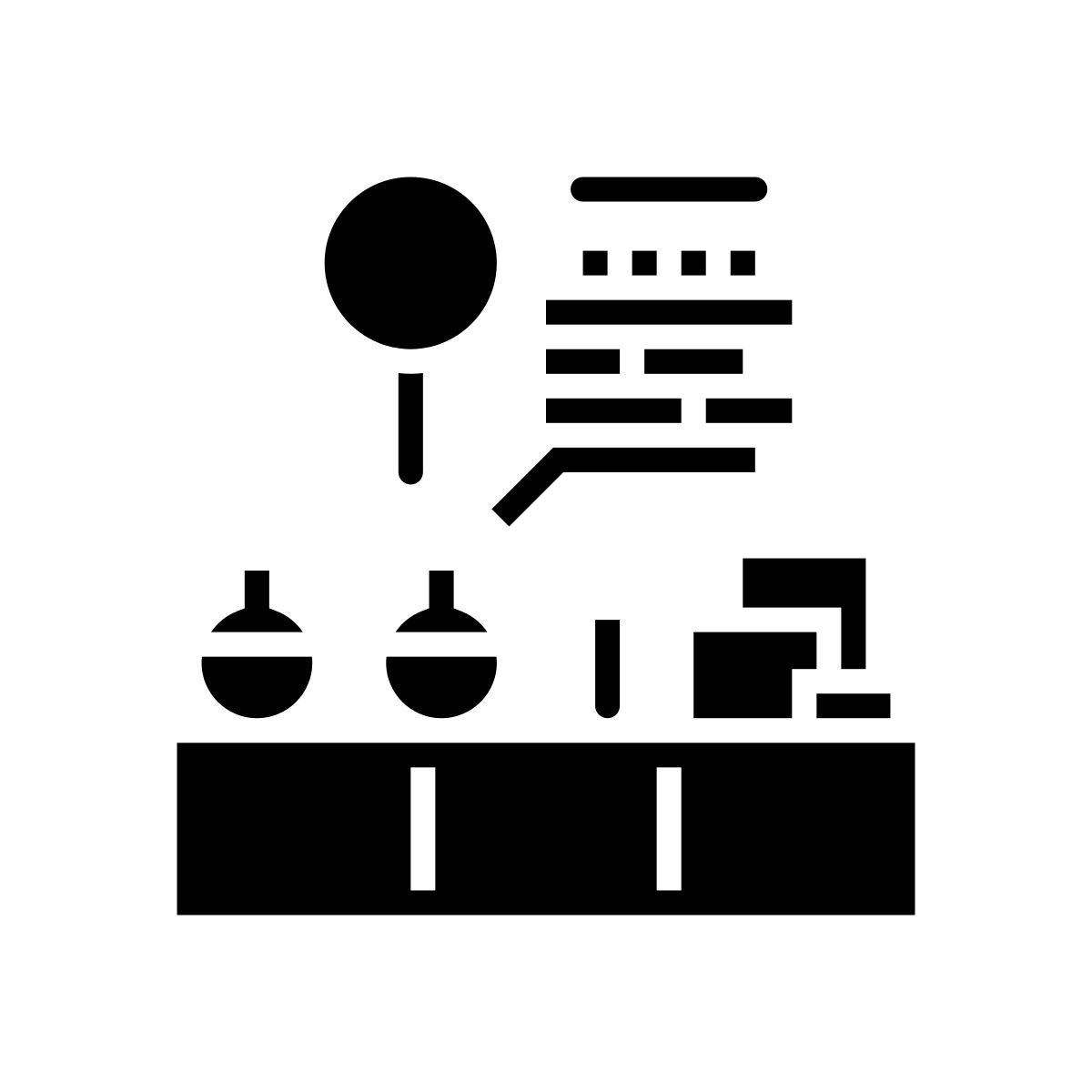 in house laboratory icon