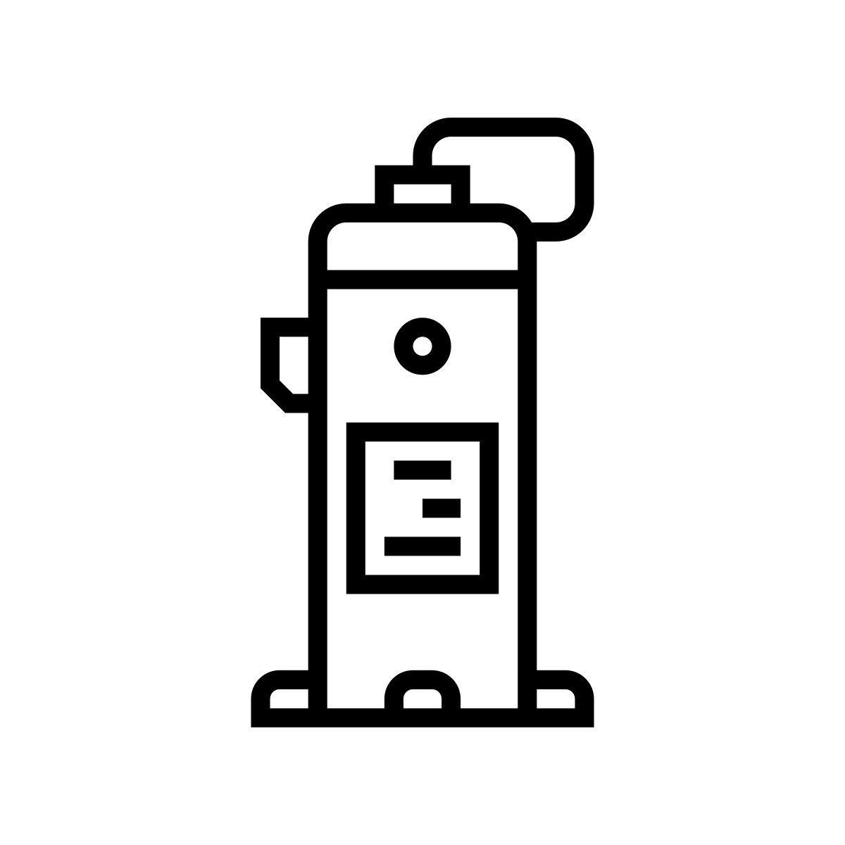industrieller luftkompressor icon