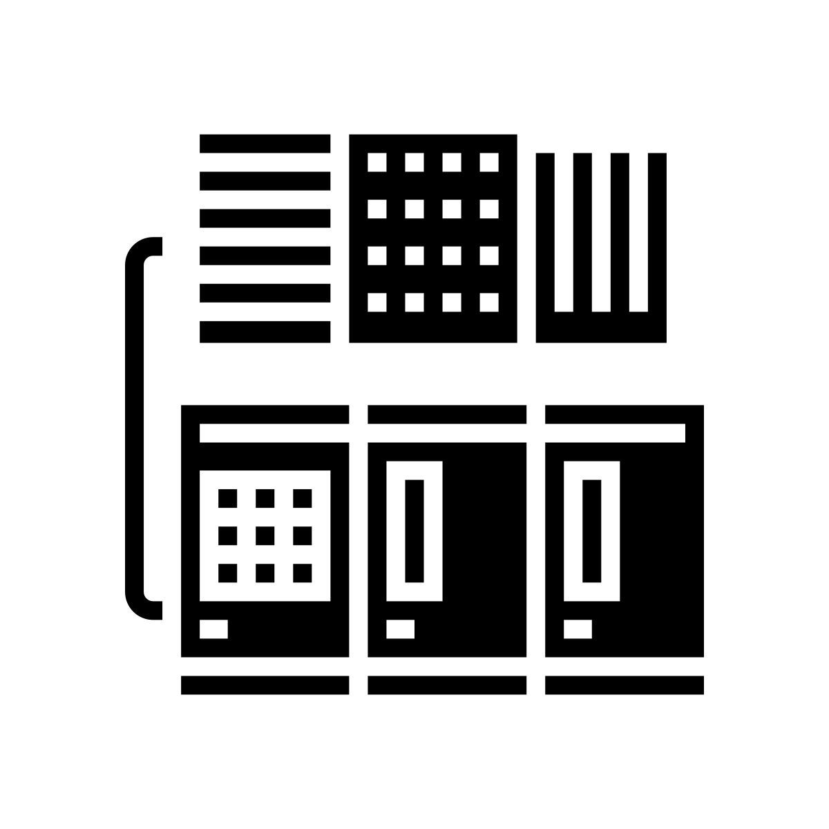 industrial conditioning system icon