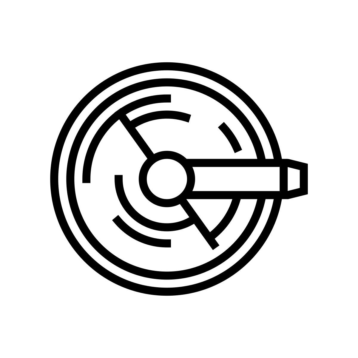 industrial water filtration process icon