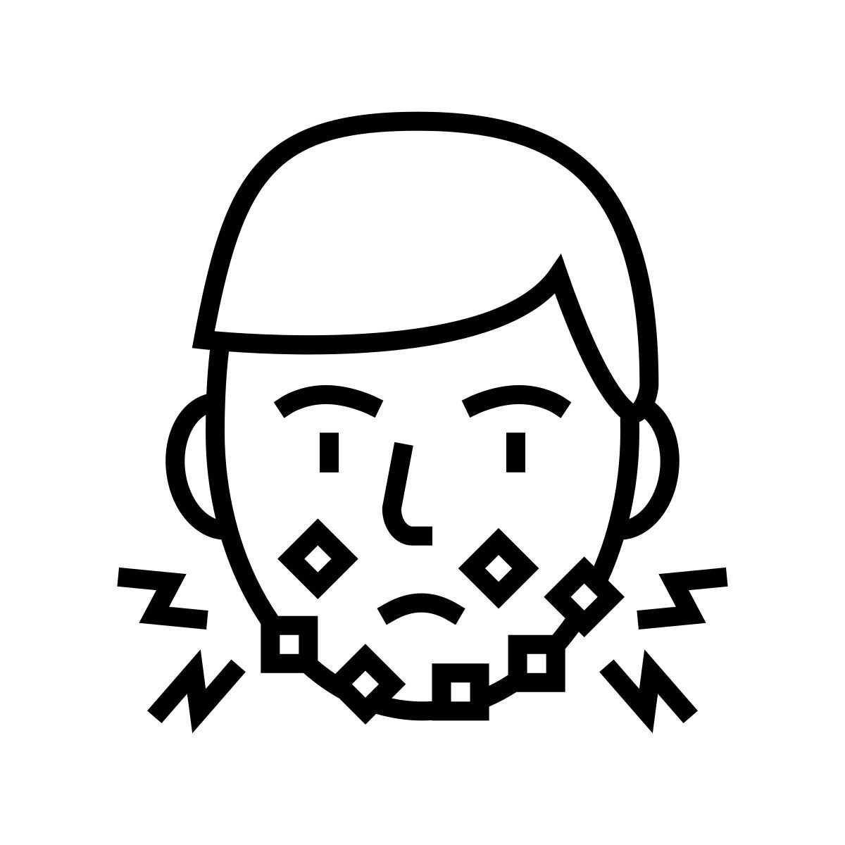injured face icon