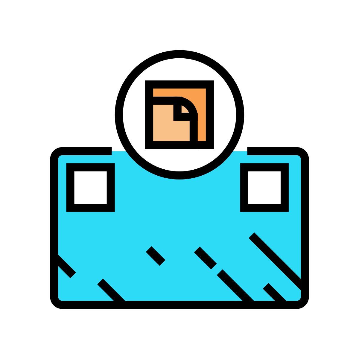 mirror installation icon