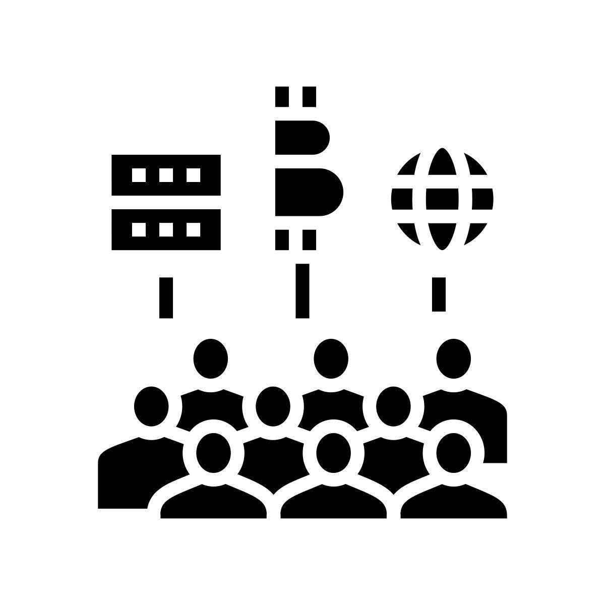 monnaie numérique internationale icon