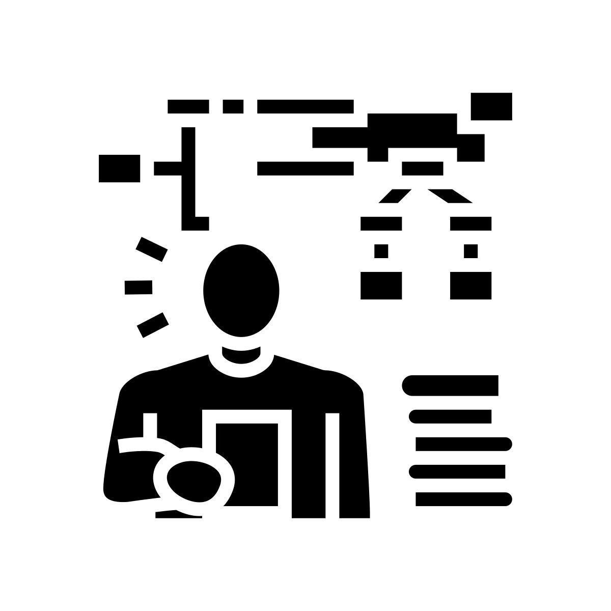 icône algorithme d'apprentissage