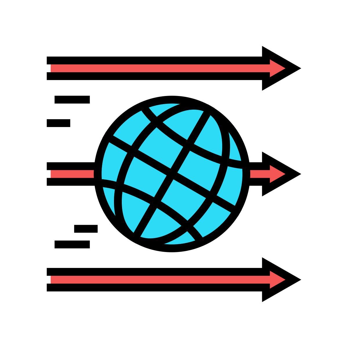 economia linear icon