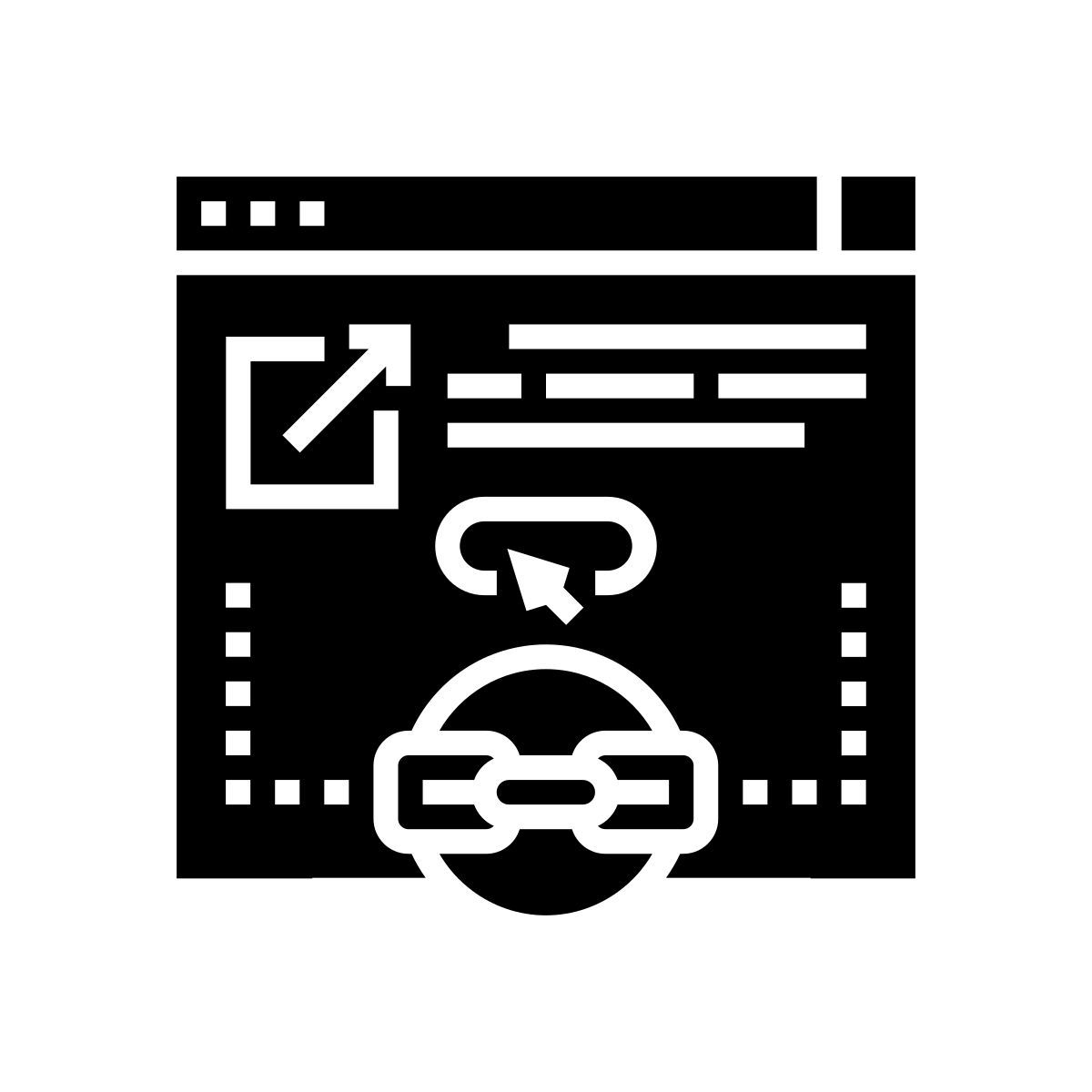 links von der autoritätsseite icon