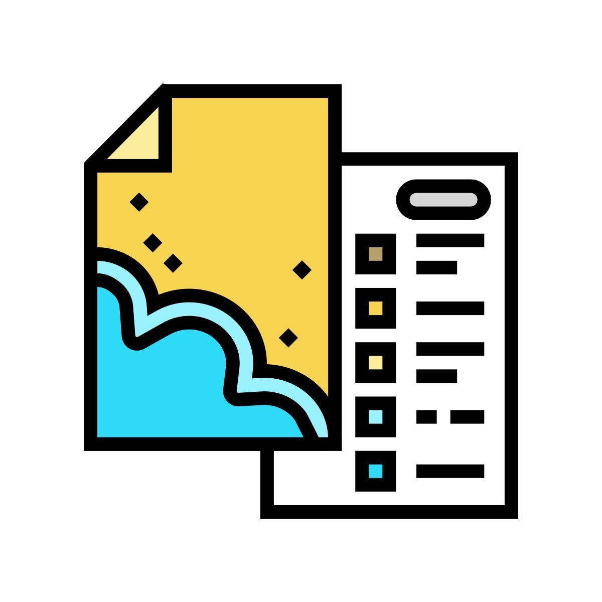 papel de tornasol icon